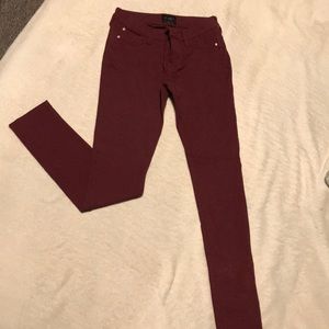 Maroon jeggings